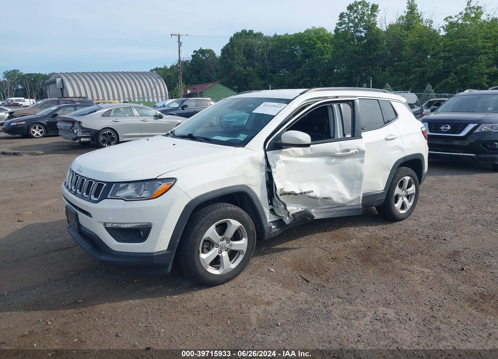 2019 JEEP COMPASS LATITUDE 4X4 VIN: 3C4NJDBB6KT630930