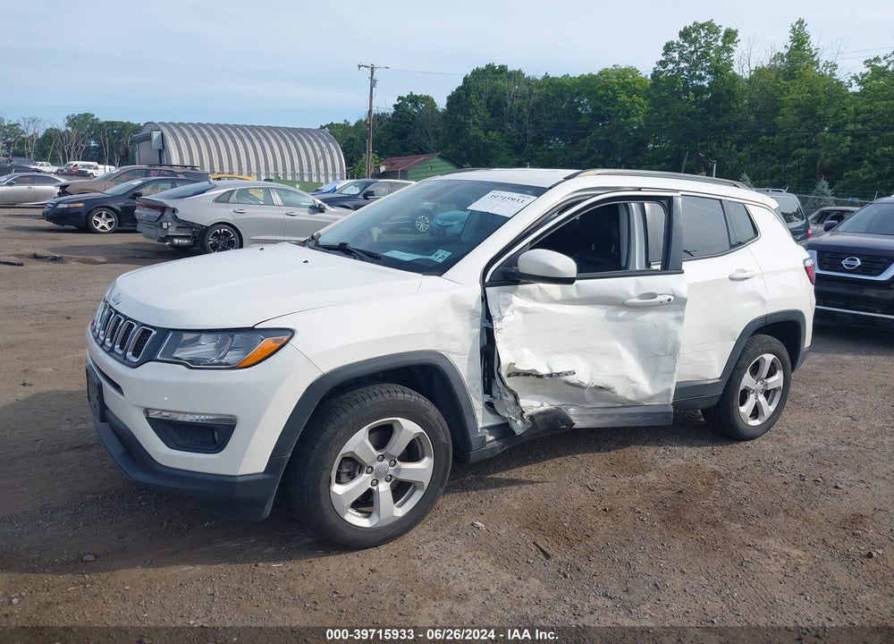 2019 JEEP COMPASS LATITUDE 4X4 VIN: 3C4NJDBB6KT630930