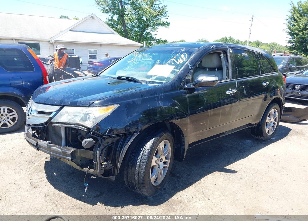 2008 ACURA MDX TECHNOLOGY PACKAGE VIN: 2HNYD28398H538005