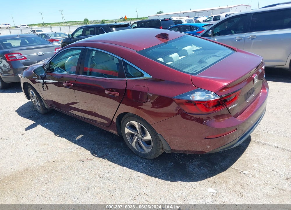 2019 HONDA INSIGHT LX VIN: 19XZE4F12KE017411
