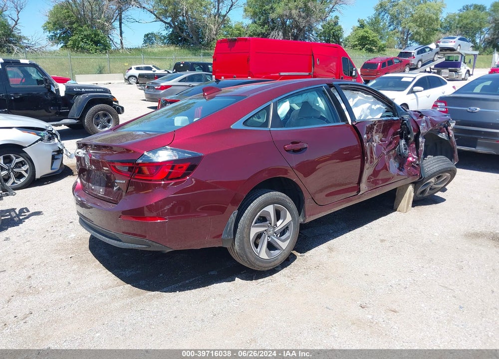 2019 HONDA INSIGHT LX VIN: 19XZE4F12KE017411