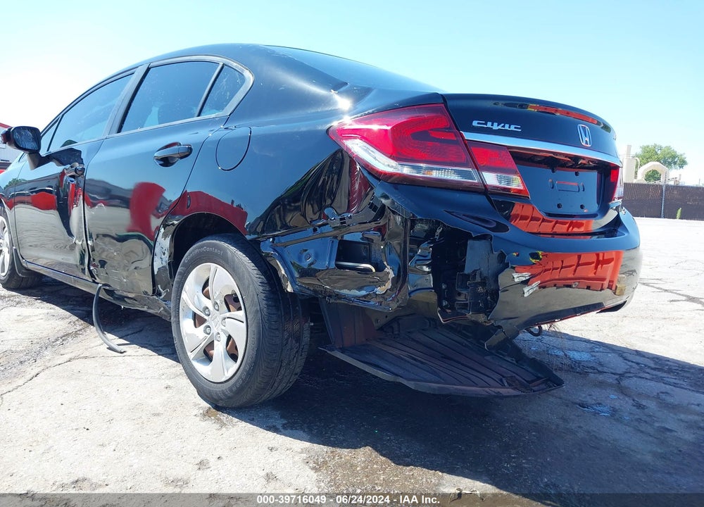 2015 HONDA CIVIC LX VIN: 19XFB2F53FE091140