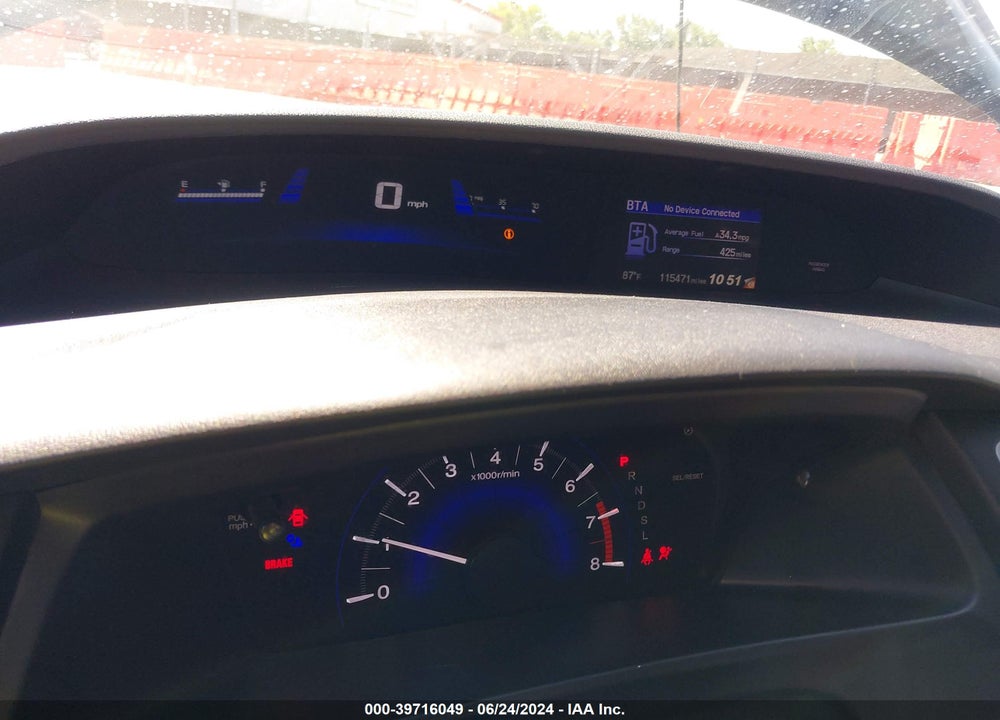 2015 HONDA CIVIC LX VIN: 19XFB2F53FE091140