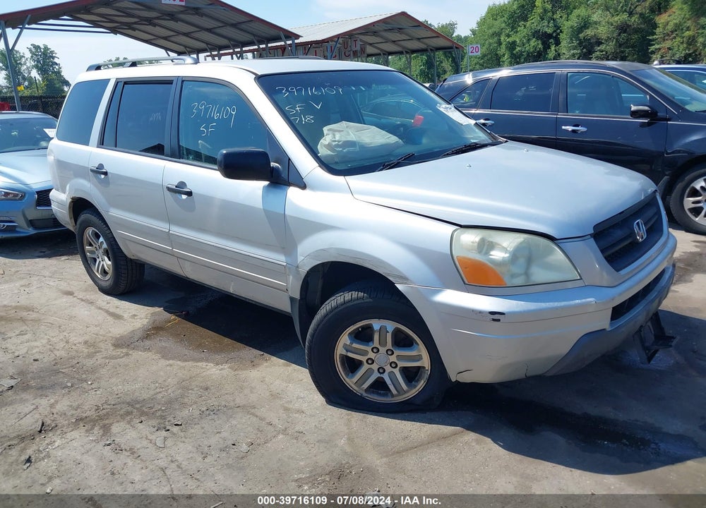 2005 HONDA PILOT VIN: 5FNYF18425B039566