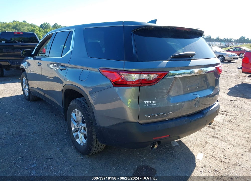 2021 CHEVROLET TRAVERSE AWD LS VIN: 1GNEVFKW1MJ190331