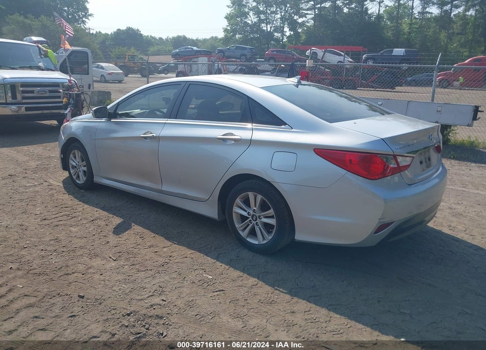2014 HYUNDAI SONATA GLS VIN: 5NPEB4ACXEH920633