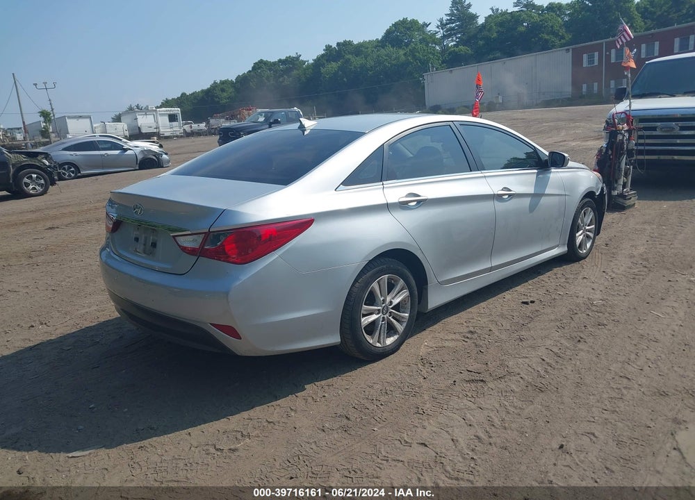 2014 HYUNDAI SONATA GLS VIN: 5NPEB4ACXEH920633
