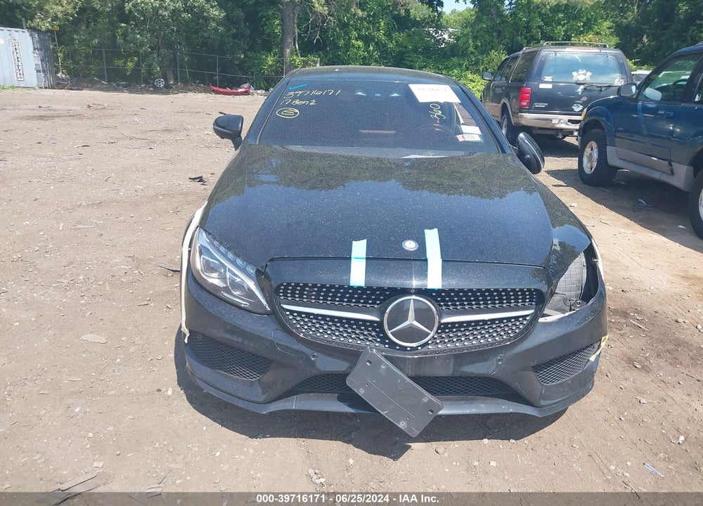 2017 MERCEDES-BENZ C 300 4MATIC VIN: WDDWJ4KB8HF445050