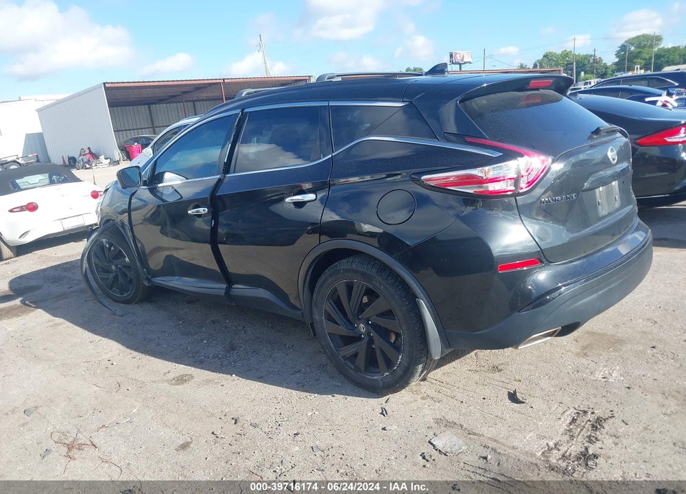 2018 NISSAN MURANO SL VIN: 5N1AZ2MG8JN184083