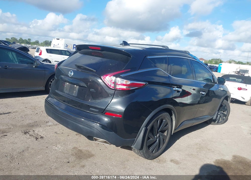 2018 NISSAN MURANO SL VIN: 5N1AZ2MG8JN184083