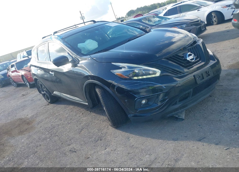 2018 NISSAN MURANO SL VIN: 5N1AZ2MG8JN184083