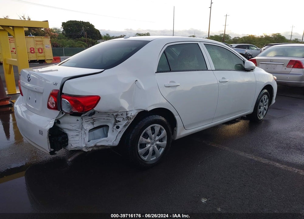2010 TOYOTA COROLLA LE/S/XLE VIN: 2T1BU4EE9AC478398