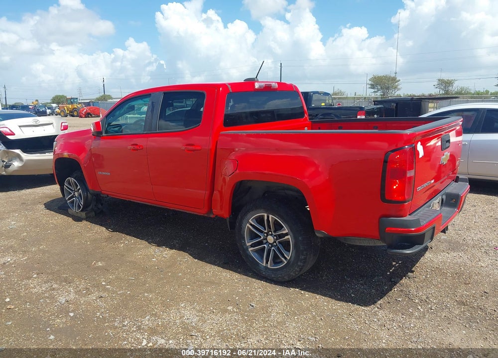 2019 CHEVROLET COLORADO WT VIN: 1GCGSBEN8K1322472