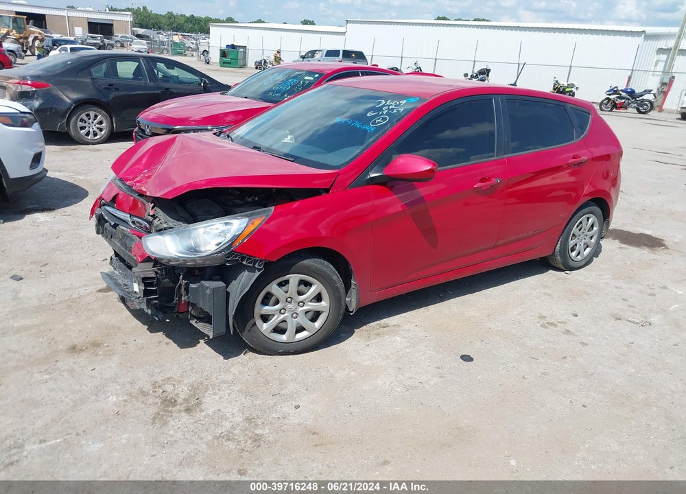 2013 HYUNDAI ACCENT GS VIN: KMHCT5AE7DU083609