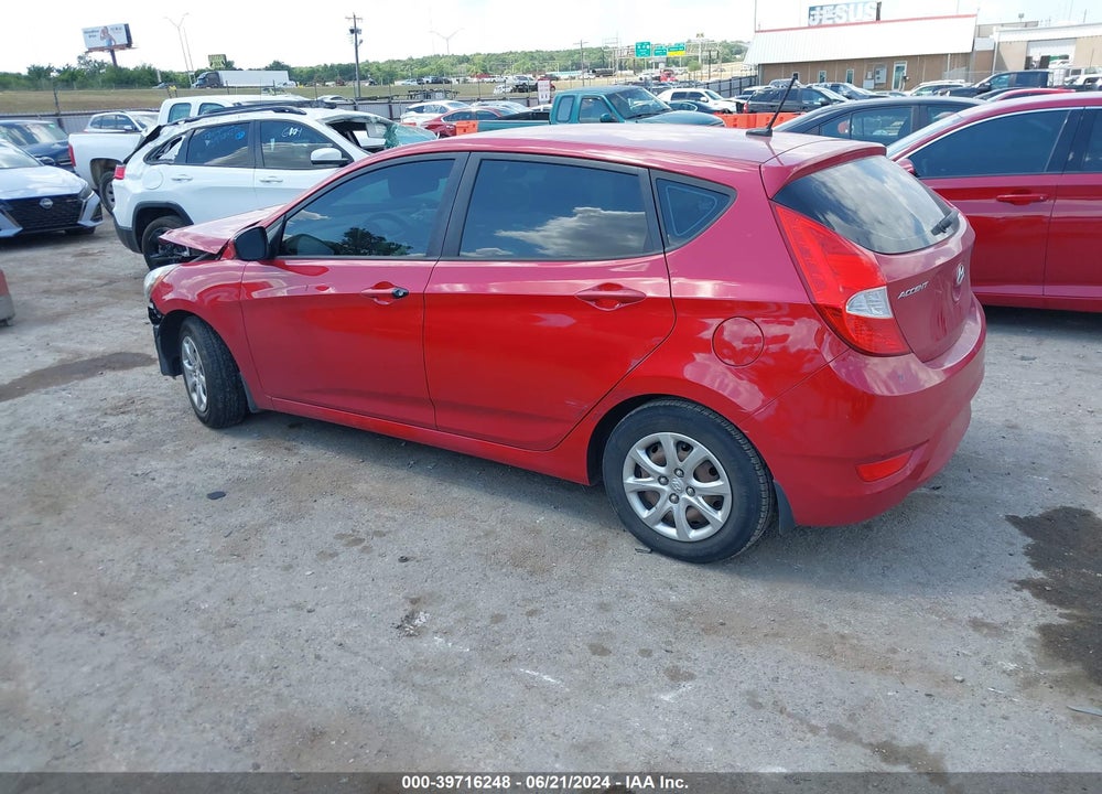 2013 HYUNDAI ACCENT GS VIN: KMHCT5AE7DU083609