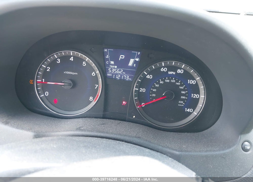 2013 HYUNDAI ACCENT GS VIN: KMHCT5AE7DU083609