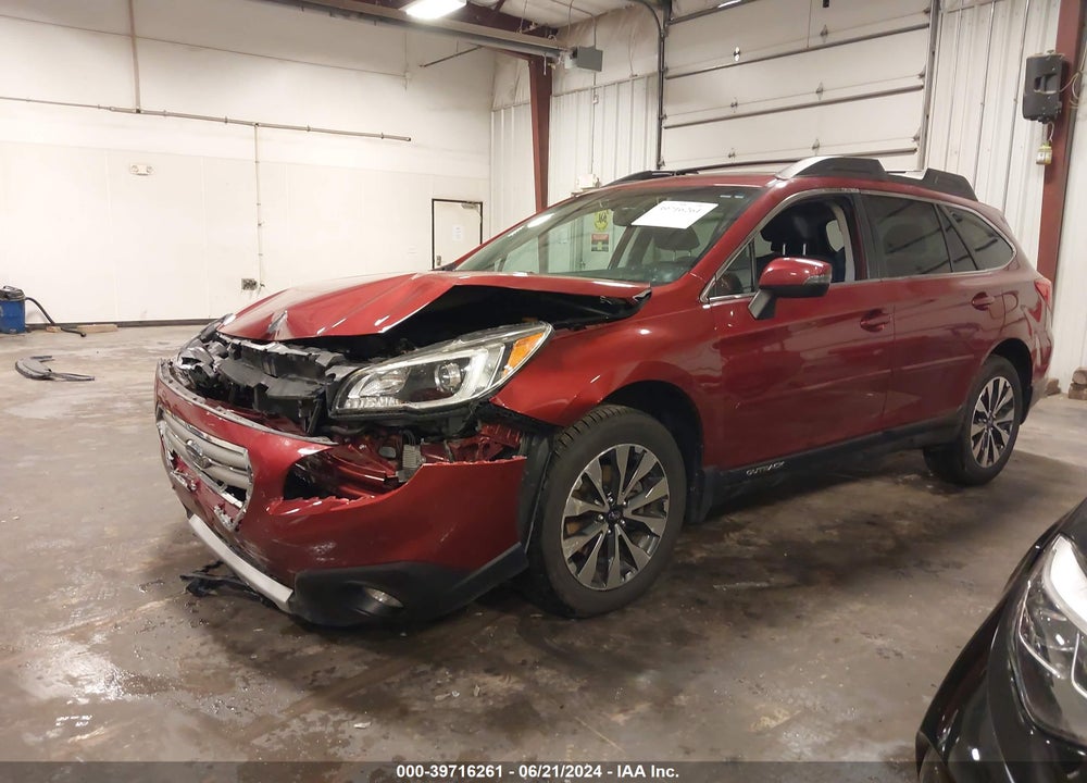 2016 SUBARU OUTBACK 2.5I LIMITED VIN: 4S4BSANC4G3329431
