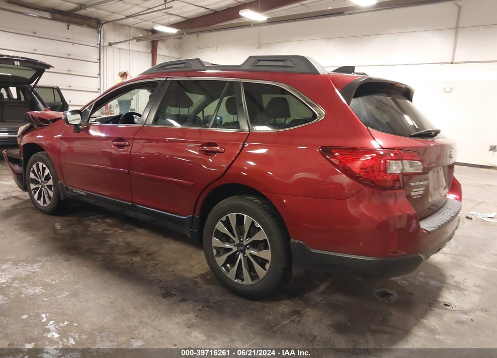 2016 SUBARU OUTBACK 2.5I LIMITED VIN: 4S4BSANC4G3329431