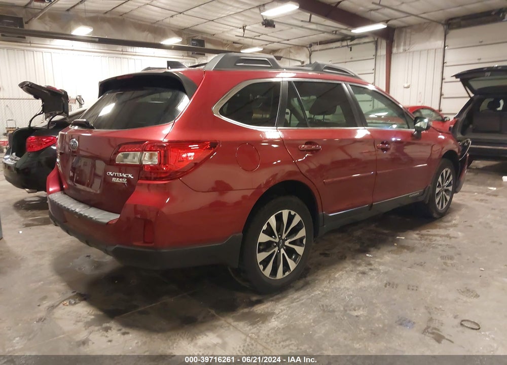 2016 SUBARU OUTBACK 2.5I LIMITED VIN: 4S4BSANC4G3329431