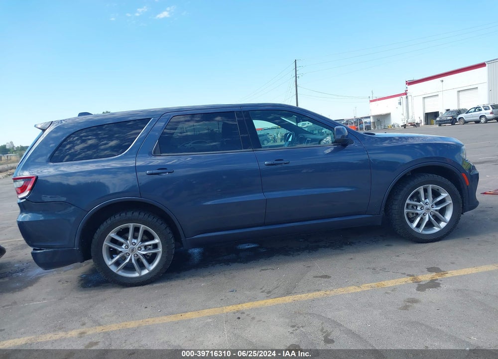 2021 DODGE DURANGO GT AWD VIN: 1C4RDJDG1MC599469