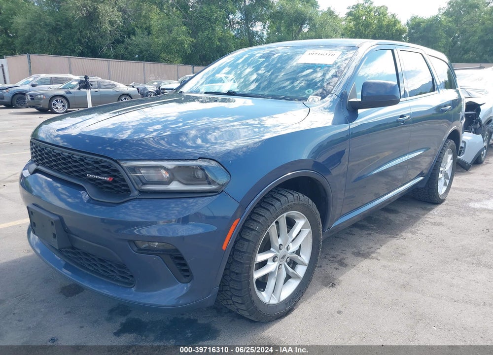 2021 DODGE DURANGO GT AWD VIN: 1C4RDJDG1MC599469