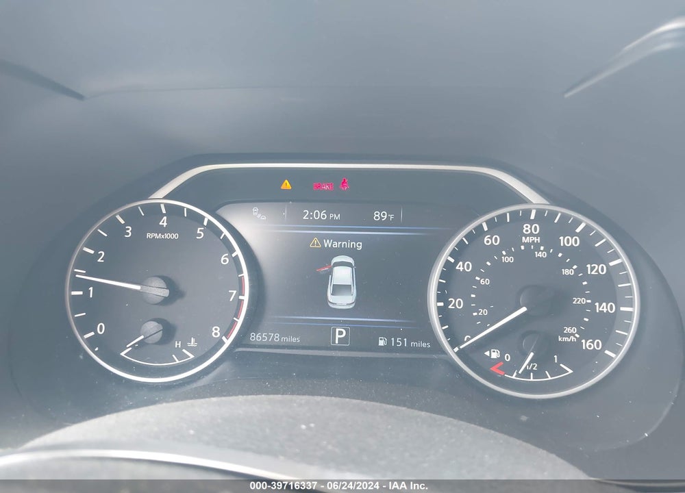 2019 NISSAN MAXIMA 3.5 SV VIN: 1N4AA6AV4KC373354