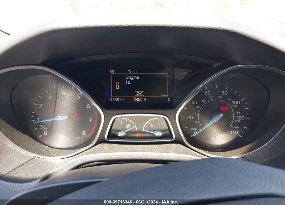 2018 FORD FOCUS SEL VIN: 1FADP3M29JL308915
