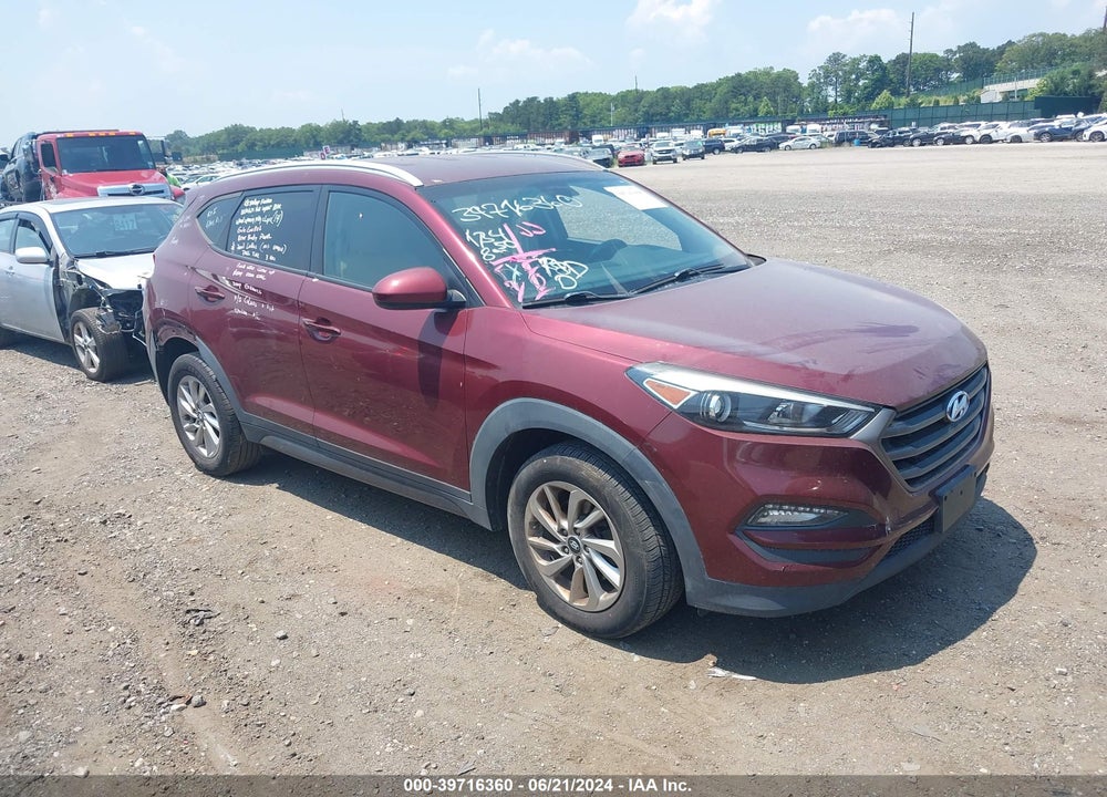 2016 HYUNDAI TUCSON SE VIN: KM8J3CA40GU118210