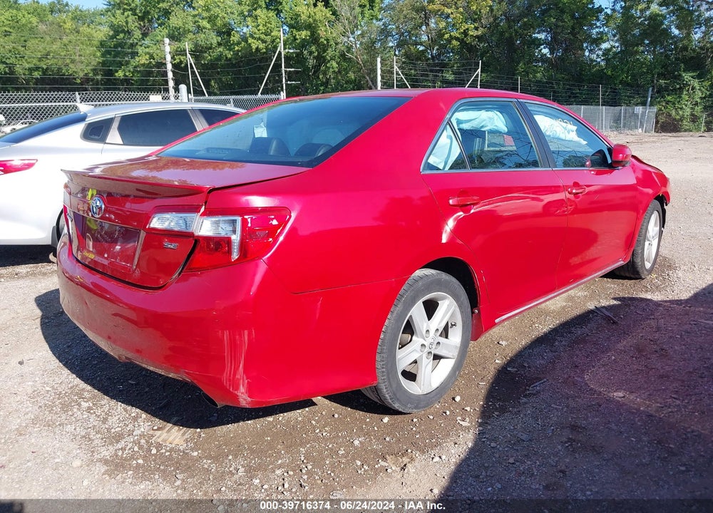 2013 TOYOTA CAMRY SE VIN: 4T1BF1FK5DU674371