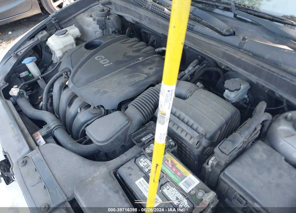 2013 HYUNDAI SONATA GLS VIN: 5NPEB4ACXDH690512