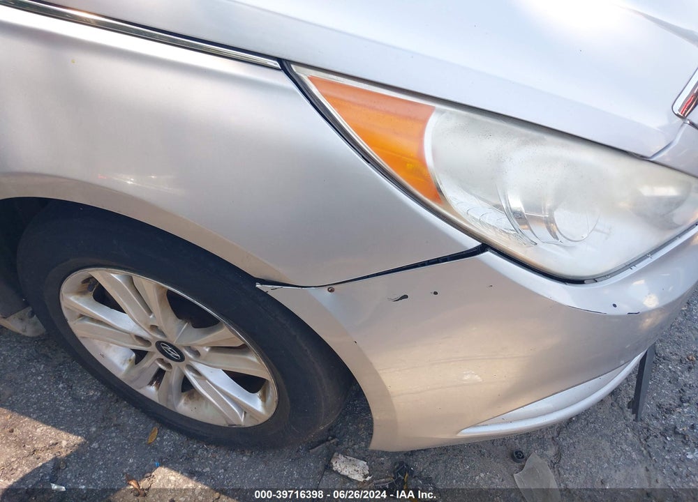 2013 HYUNDAI SONATA GLS VIN: 5NPEB4ACXDH690512