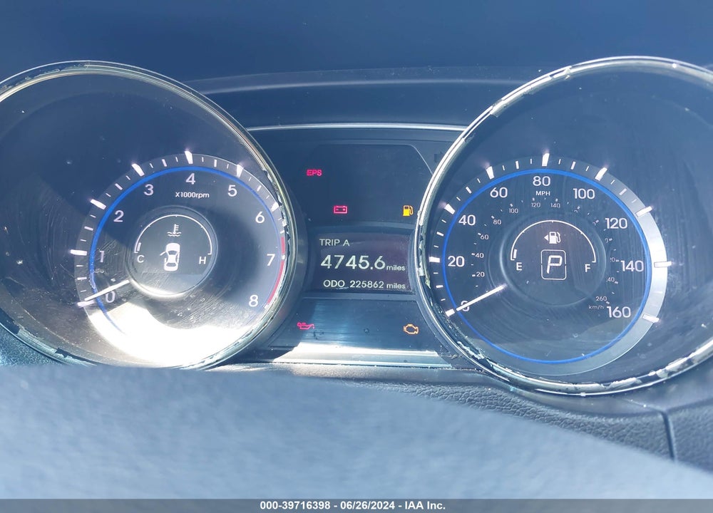 2013 HYUNDAI SONATA GLS VIN: 5NPEB4ACXDH690512