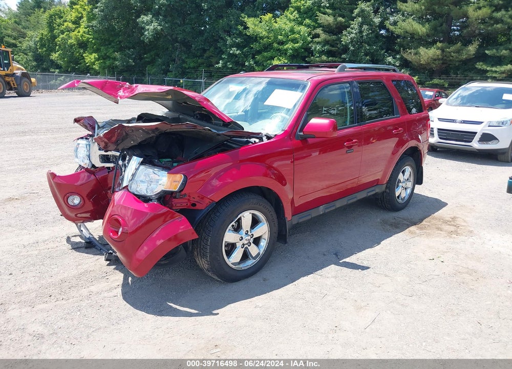 2011 FORD ESCAPE LIMITED VIN: 1FMCU9EG1BKC09536