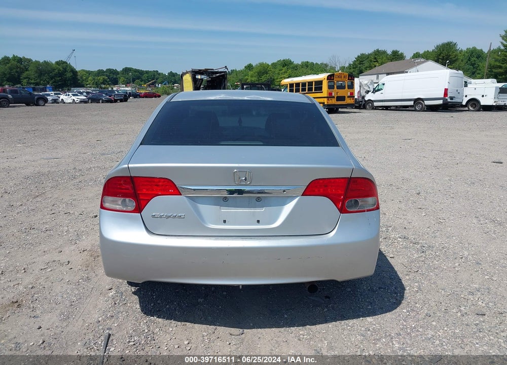 2009 HONDA CIVIC LX VIN: 2HGFA165X9H539607