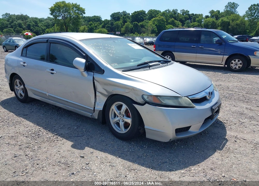 2009 HONDA CIVIC LX VIN: 2HGFA165X9H539607