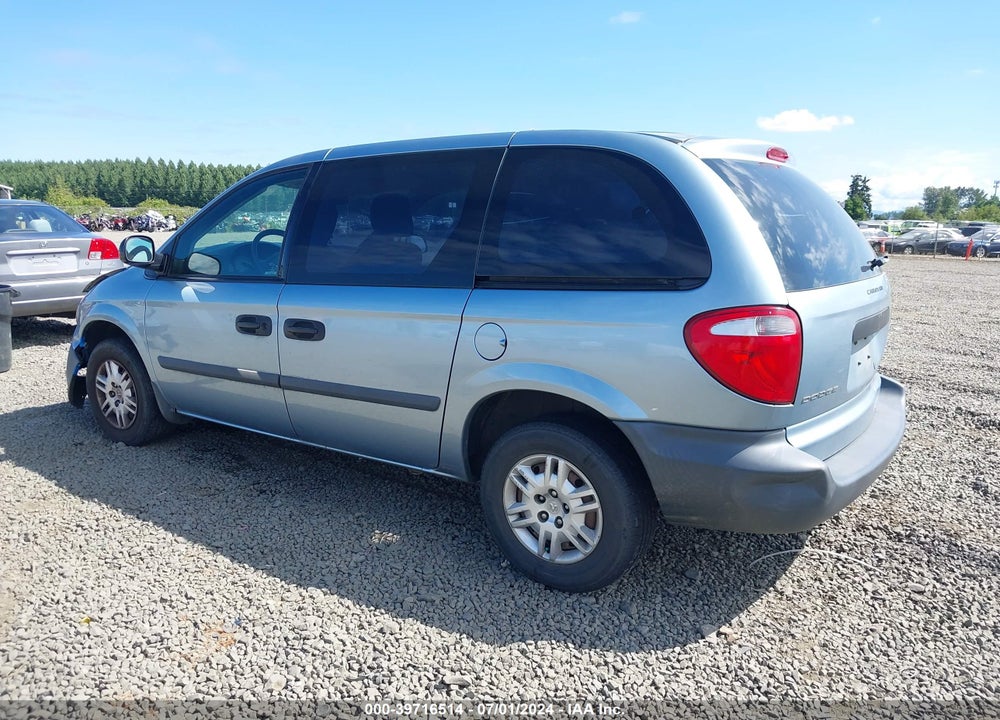 2005 DODGE CARAVAN SE VIN: 1D4GP25B05B430089