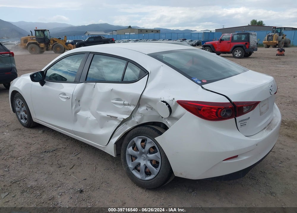 2015 MAZDA 3 I SV VIN: JM1BM1T76F1233976