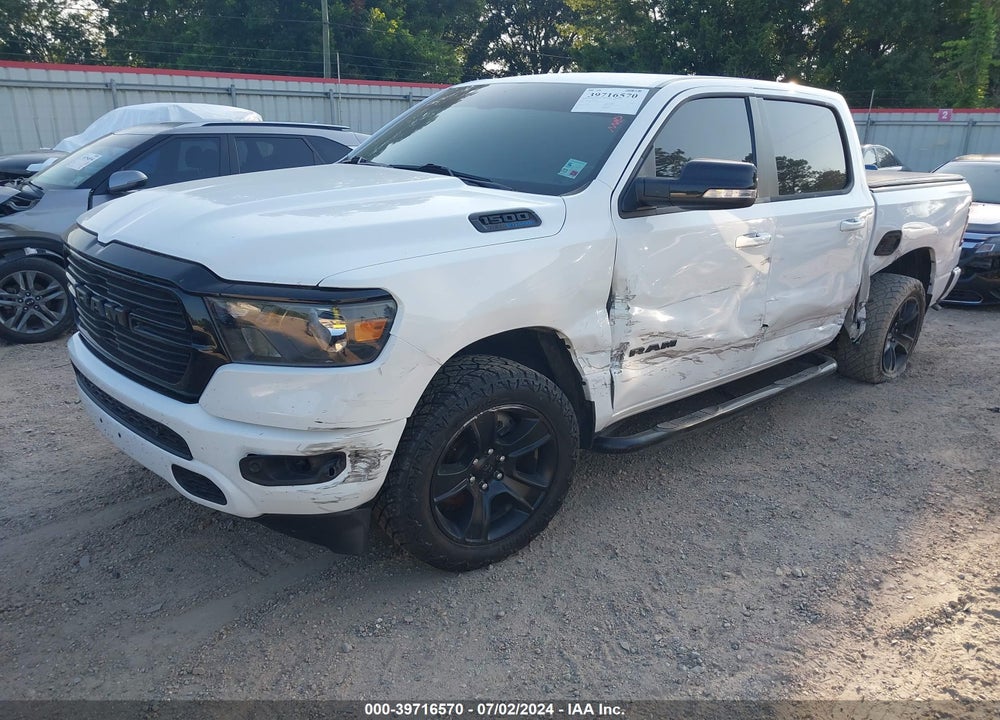 2021 RAM 1500 BIG HORN 4X4 5'7 BOX VIN: 1C6SRFFT7MN587316