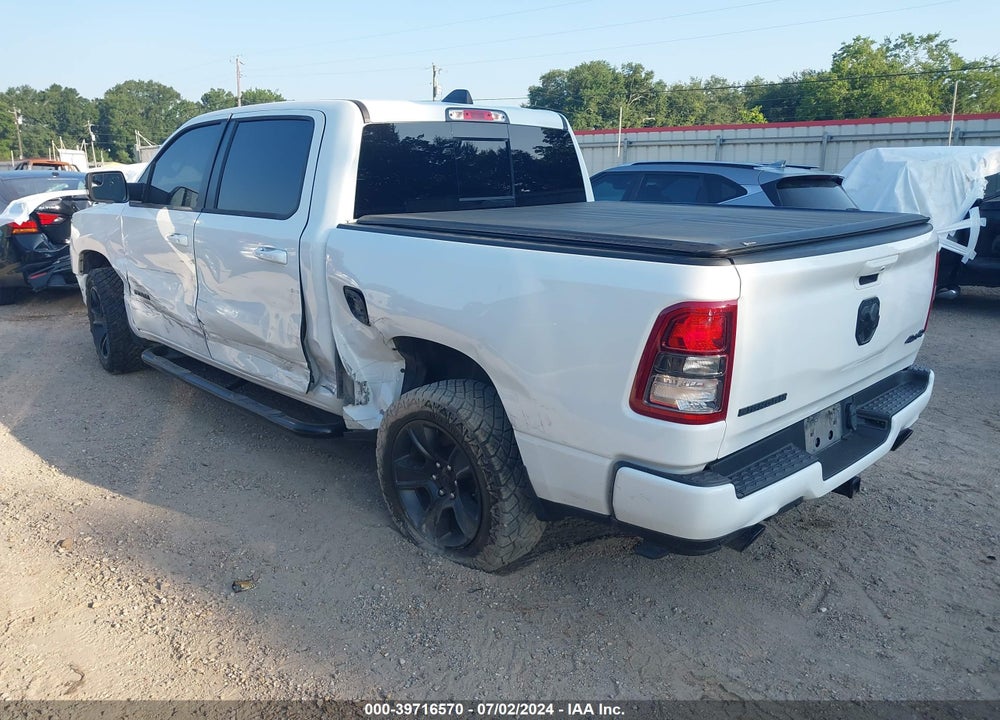 2021 RAM 1500 BIG HORN 4X4 5'7 BOX VIN: 1C6SRFFT7MN587316
