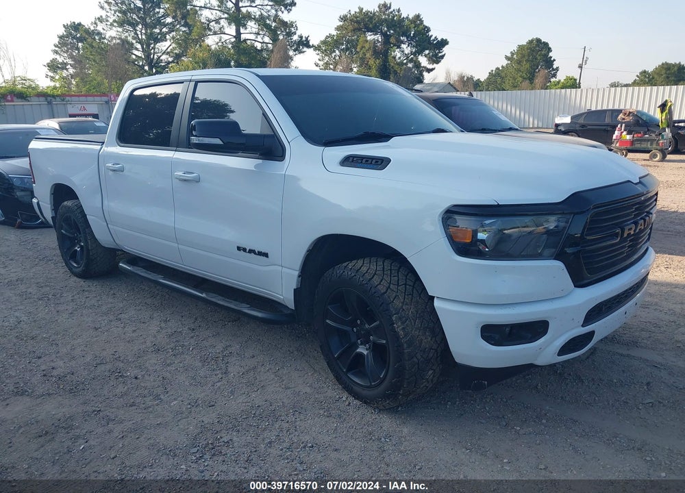2021 RAM 1500 BIG HORN 4X4 5'7 BOX VIN: 1C6SRFFT7MN587316