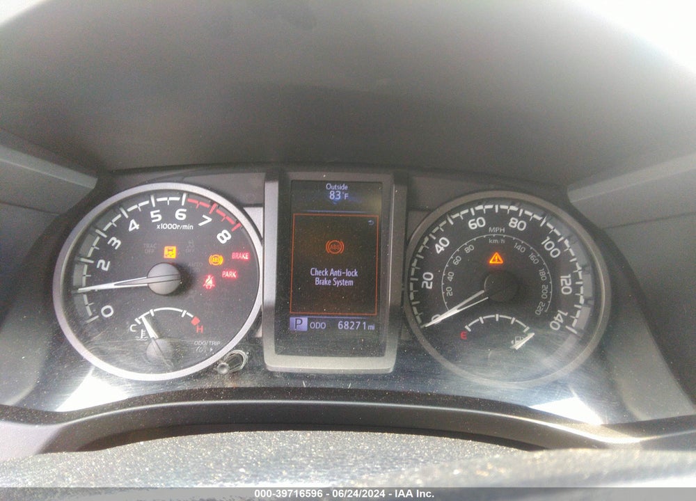 2019 TOYOTA TACOMA TRD OFF ROAD VIN: 5TFDZ5BNXKX038701