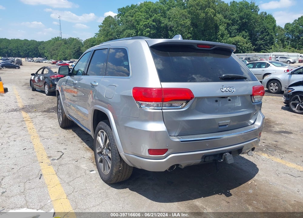2017 JEEP GRAND CHEROKEE OVERLAND 4X2 VIN: 1C4RJECG8HC628750
