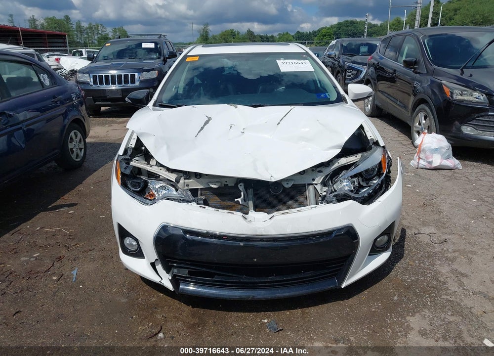 2014 TOYOTA COROLLA S PREMIUM VIN: 2T1BURHE5EC054019