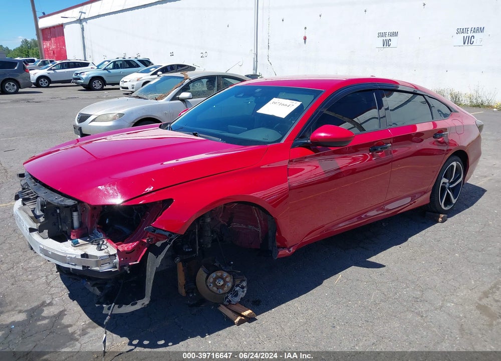 2019 HONDA ACCORD SPORT VIN: 1HGCV1F31KA127067