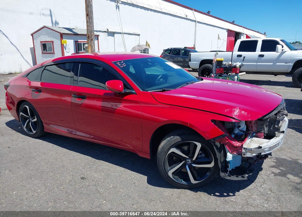 2019 HONDA ACCORD SPORT VIN: 1HGCV1F31KA127067