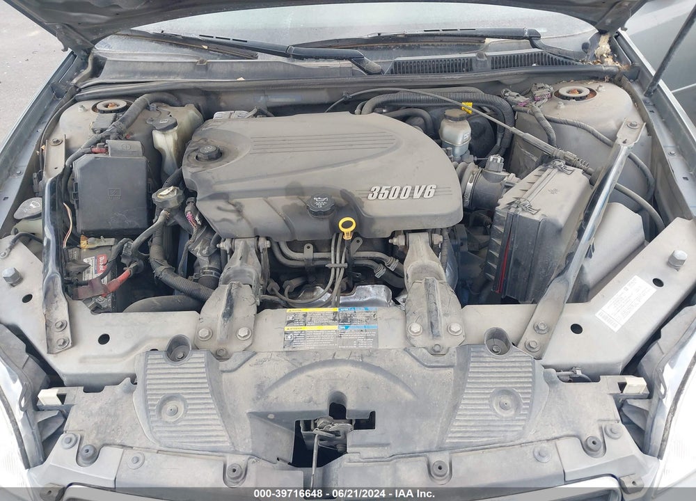 2008 CHEVROLET IMPALA LS VIN: 2G1WB58K681221697