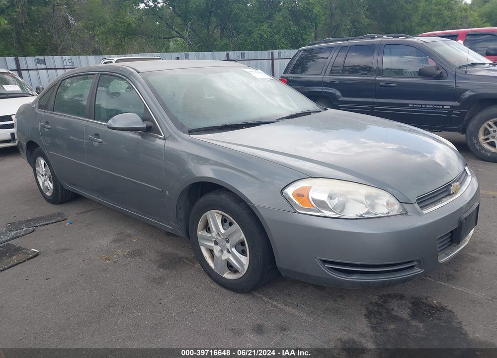 2008 CHEVROLET IMPALA LS VIN: 2G1WB58K681221697