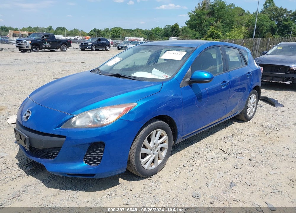 2012 MAZDA 3 I TOURING VIN: JM1BL1L89C1632100