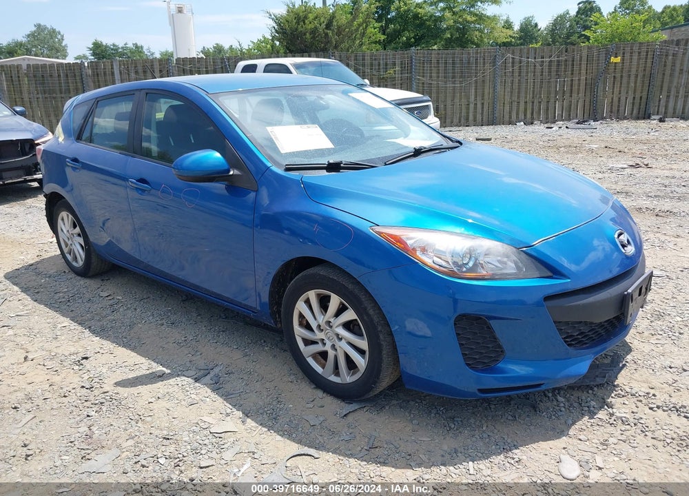 2012 MAZDA 3 I TOURING VIN: JM1BL1L89C1632100