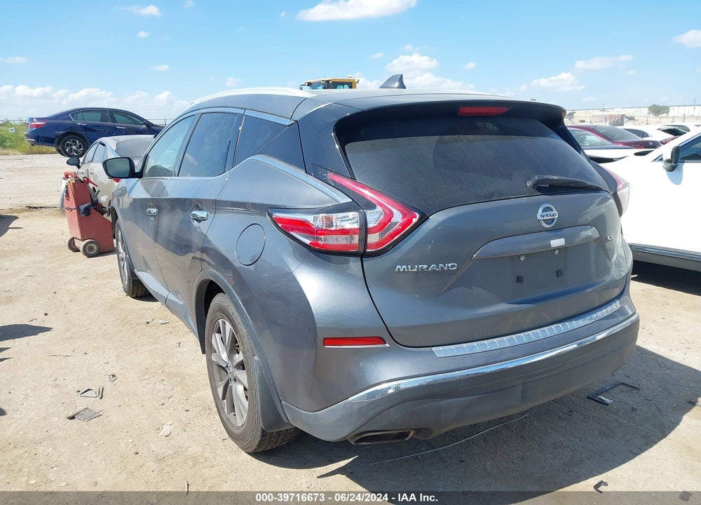 2018 NISSAN MURANO SL VIN: 5N1AZ2MG2JN160202